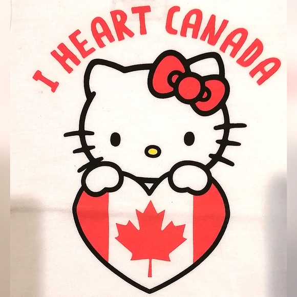 🔥SALE🔥 Hello Kitty Canada Day Baby Onesie NWT Sz 3-6M, 6-12M,12-18M,18-24M - Picture 3 of 6
